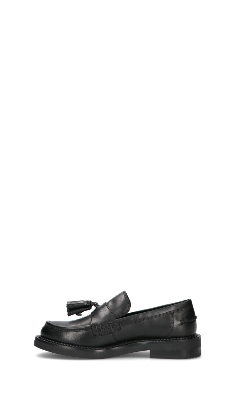 GEOX Mocassino donna nero in pelle