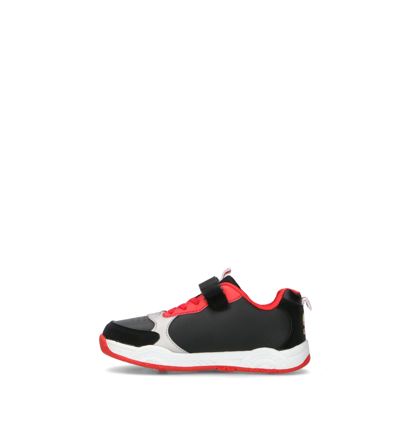 DISNEY Sneaker bimbo nera/rossa con luci