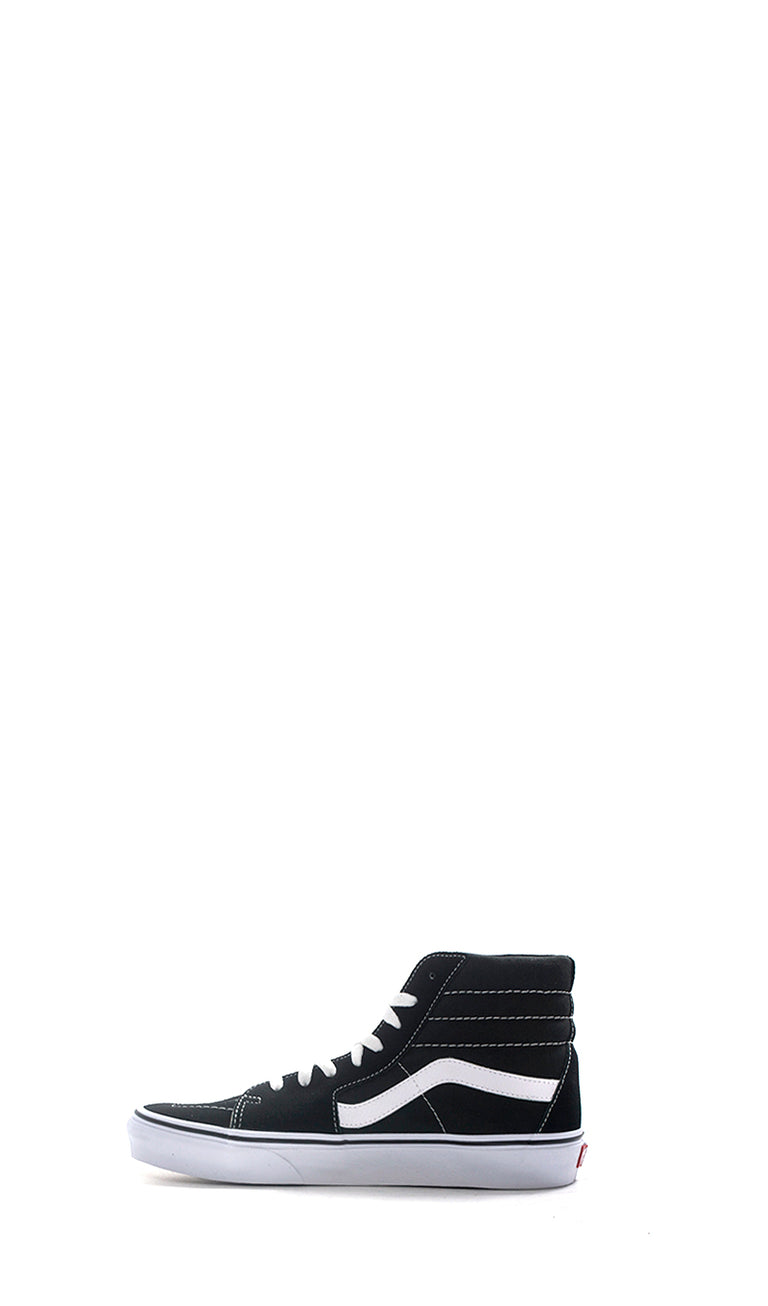 VANS Sneaker trendy uomo nera/bianca in pelle e tessuto