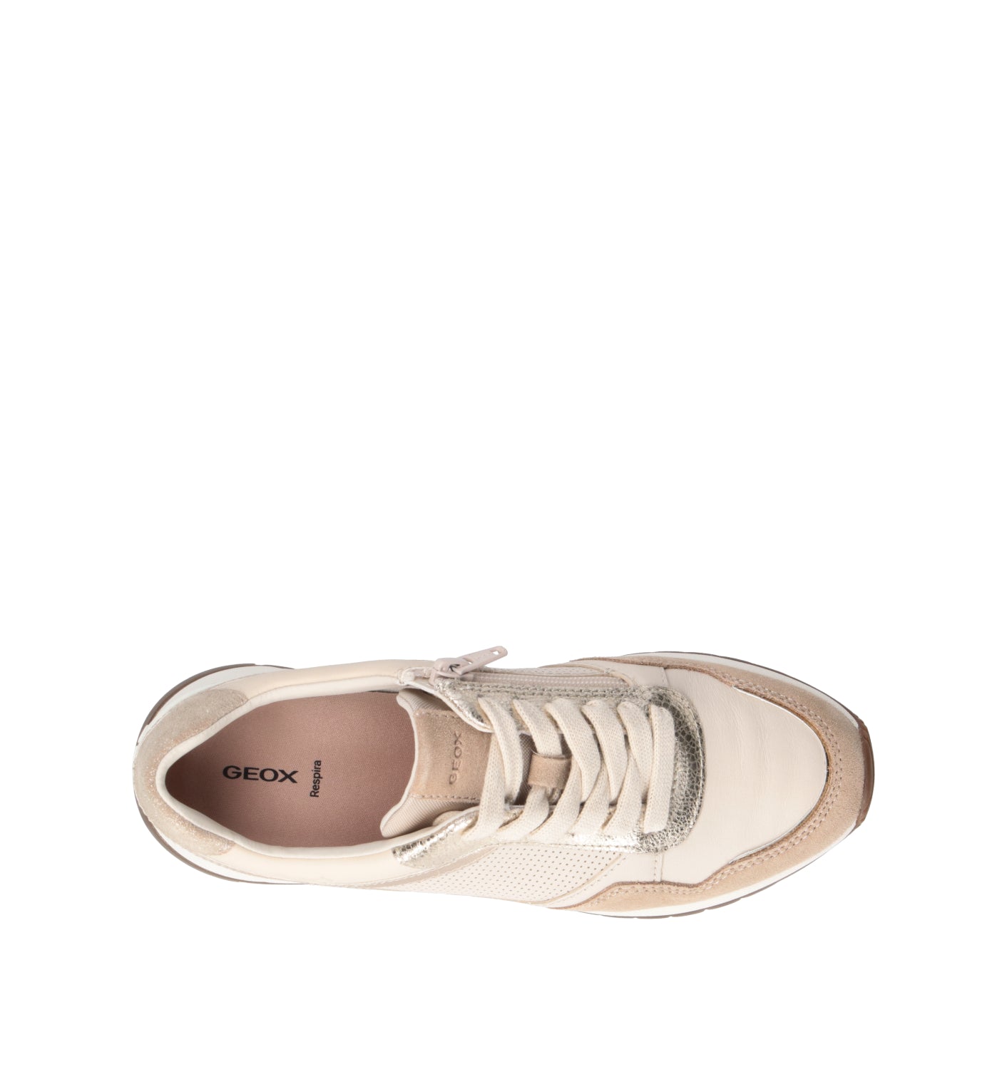 GEOX Sneaker donna platino