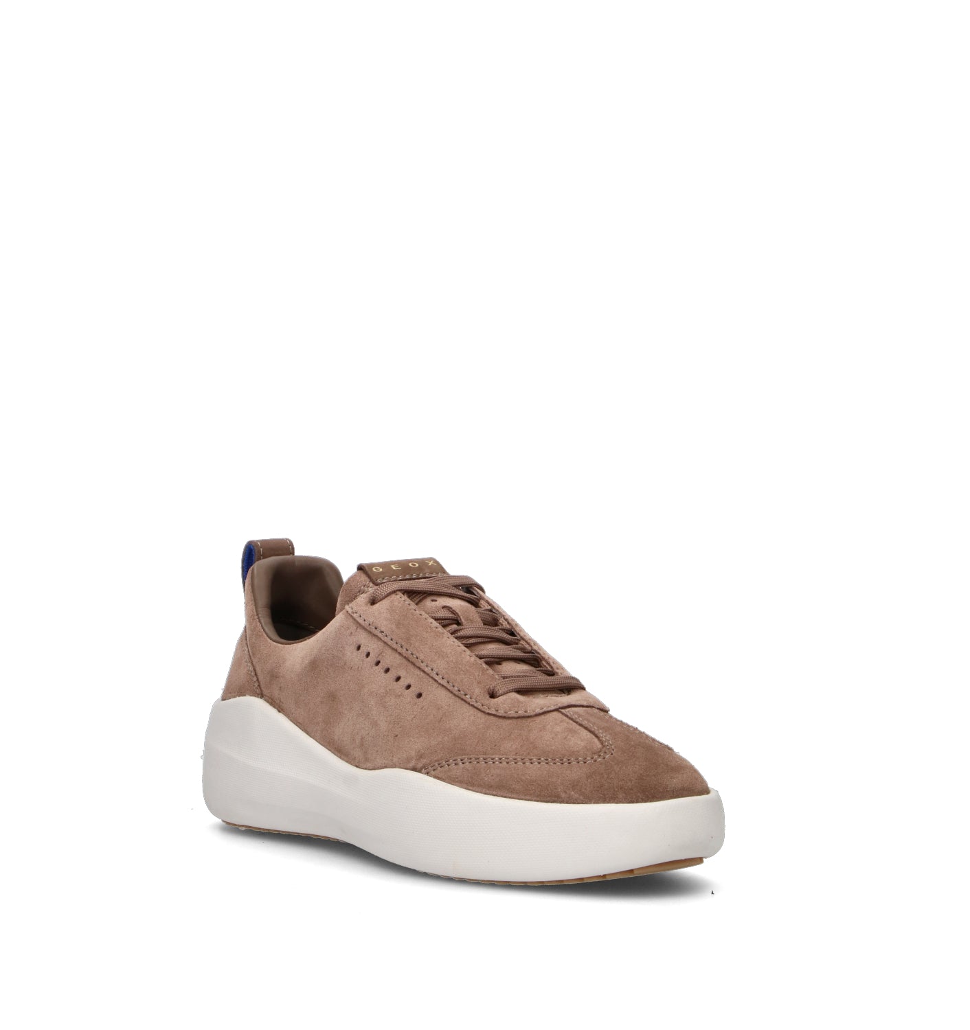 GEOX Sneaker donna taupe in suede