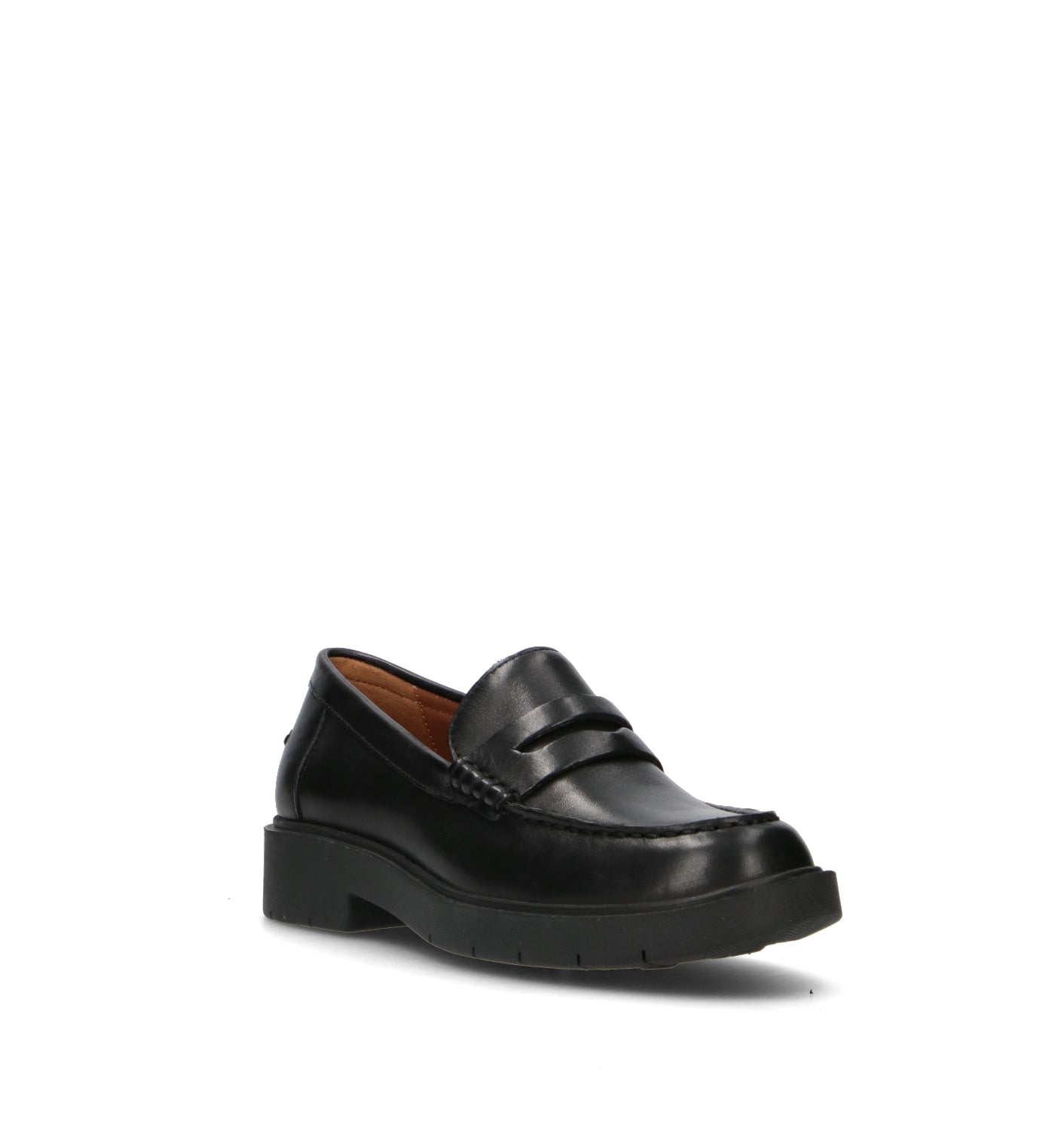 GEOX Mocassino donna nero in pelle