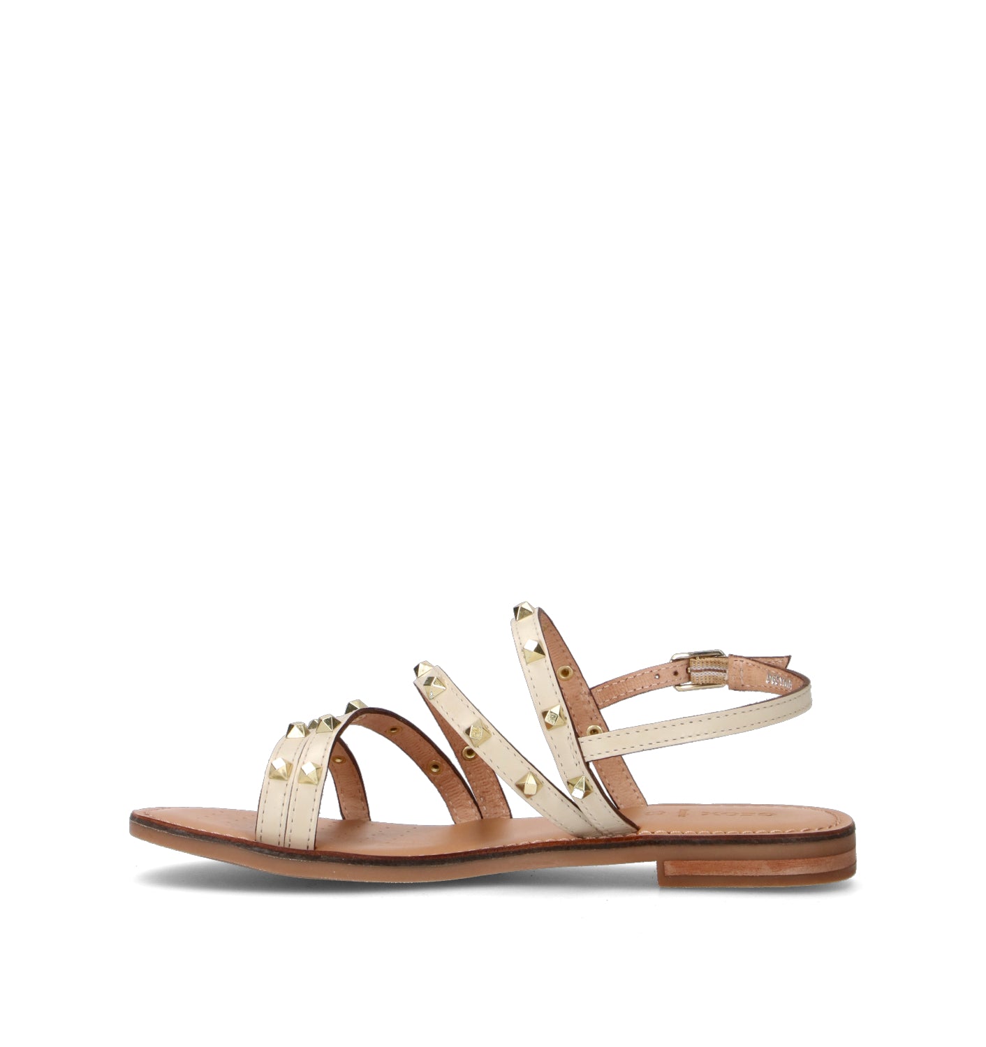 GEOX Sandalo donna beige in pelle