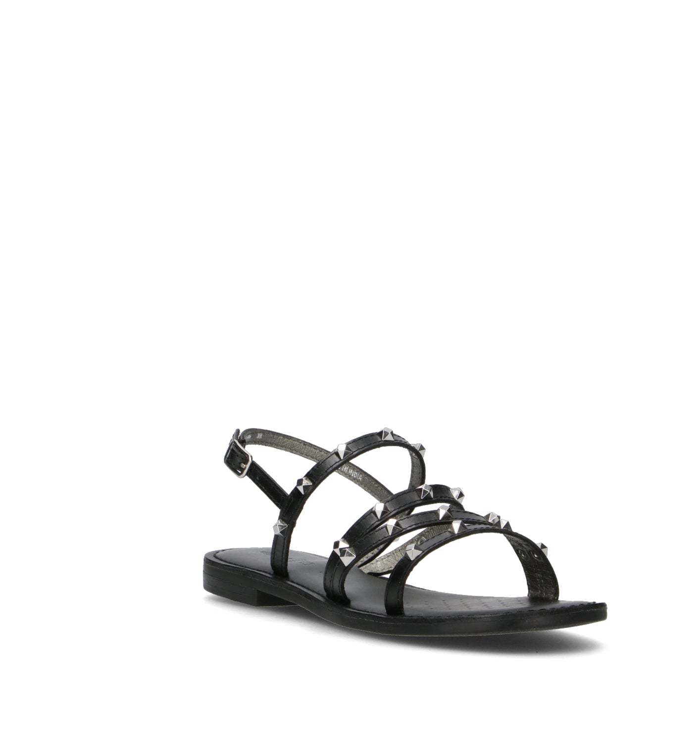 GEOX Sandalo donna nera in pelle