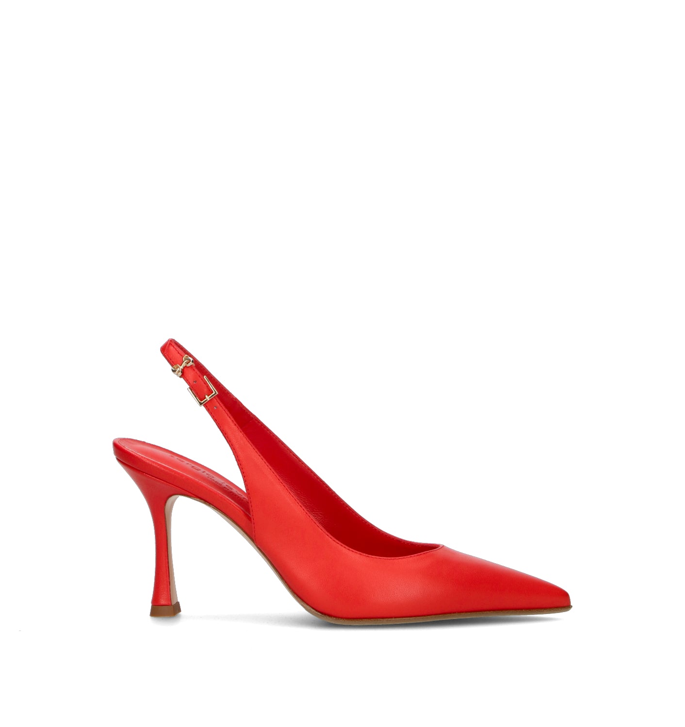SERGIO LEVANTESI Slingback donna rosso in pelle