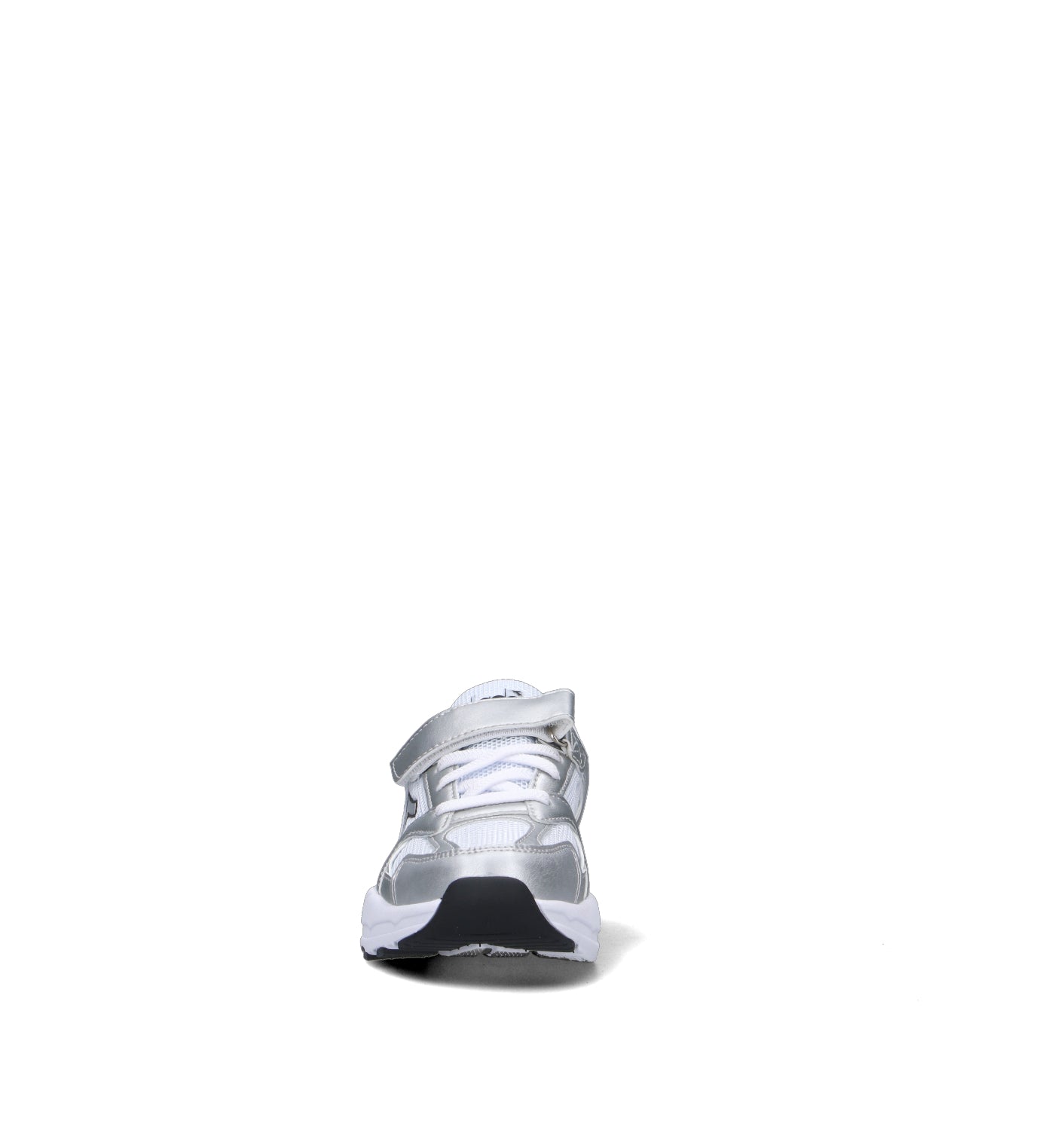DIADORA ALLEY METAL PS Sneaker bimba bianca/argento