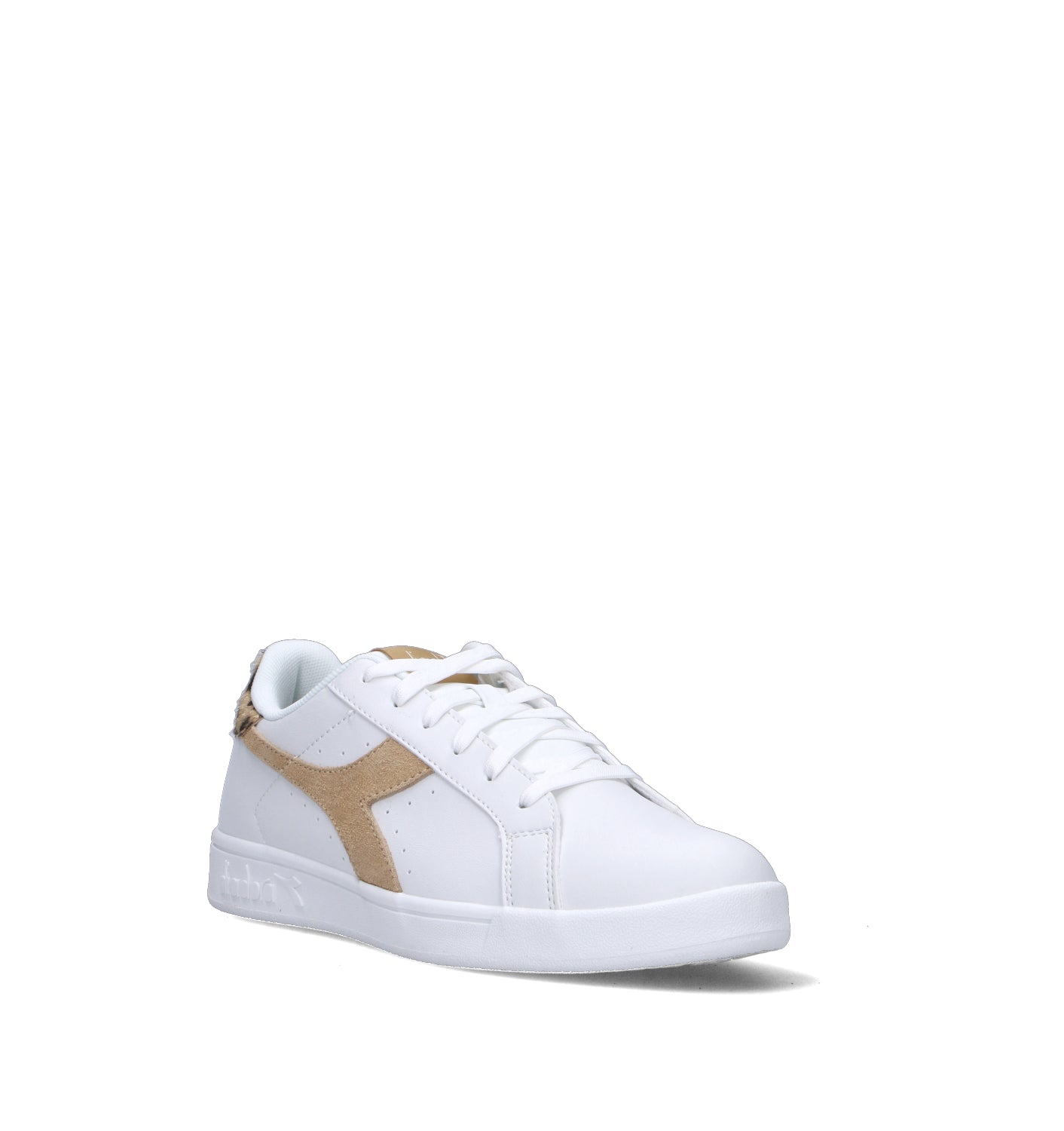 DIADORA WING ANIMALIER WN Sneaker donna bianca in pelle