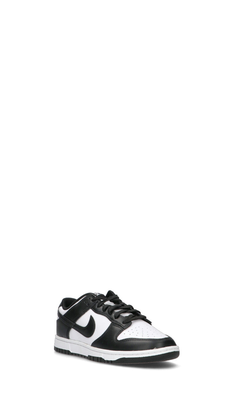 NIKE AIR FORCE 1 GS Sneaker uomo nera/bianca in pelle