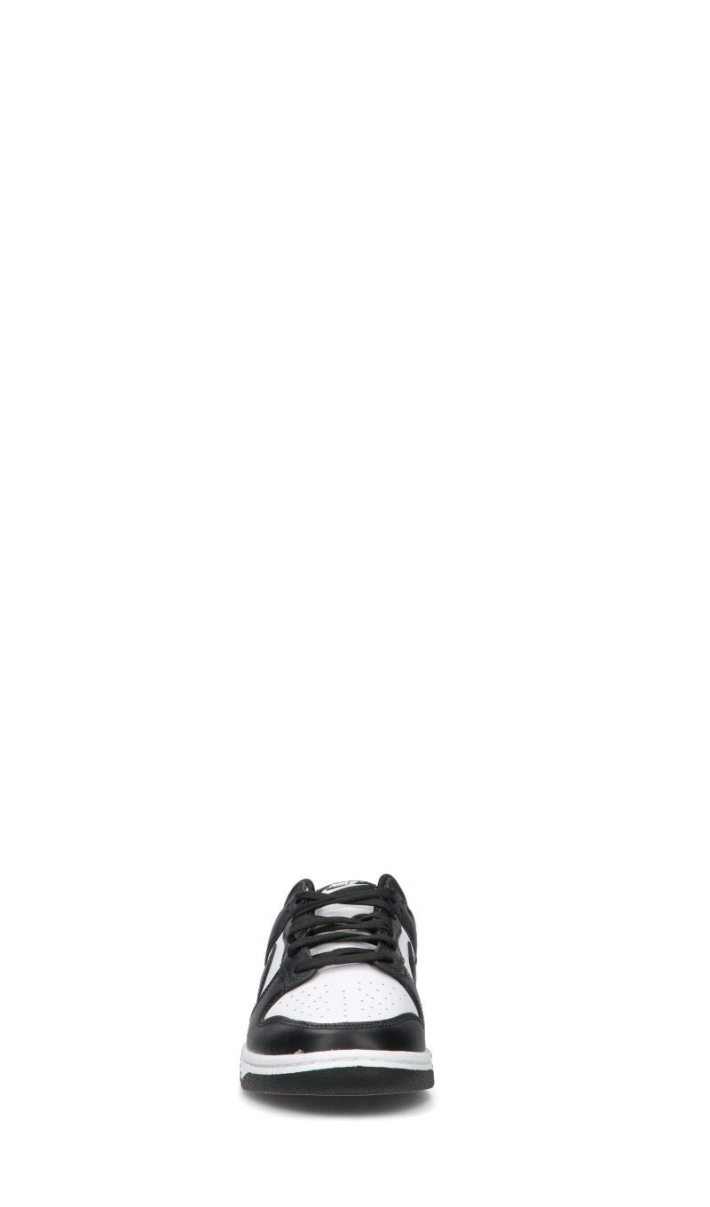 NIKE AIR FORCE 1 GS Sneaker uomo nera/bianca in pelle