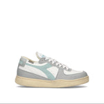 DIADORA HERITAGE - MI BASKET USED Sneaker donna bianca/grigia in pelle