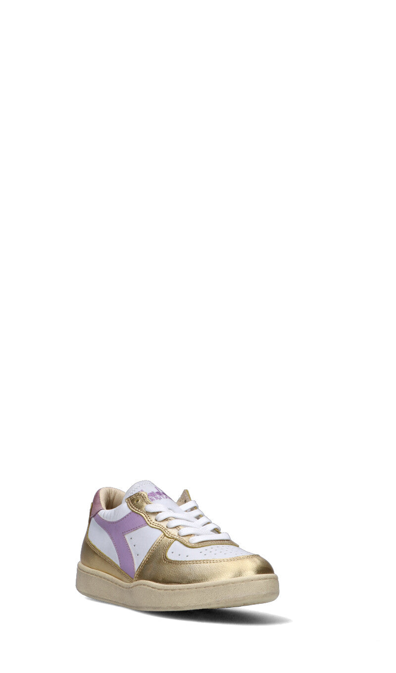 DIADORA HERITAGE Sneaker donna oro/lilla in pelle