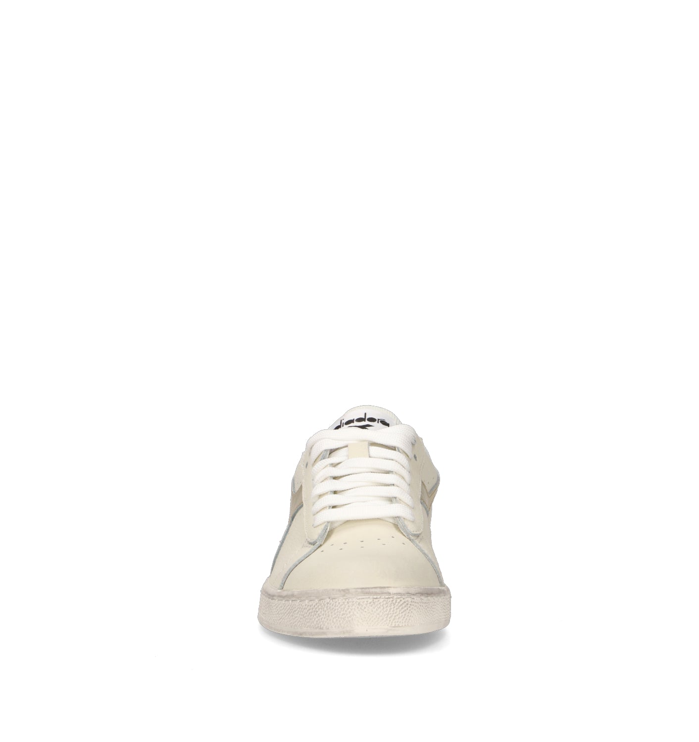 DIADORA GAME LOW WAXED Sneaker donna panna/oro in pelle