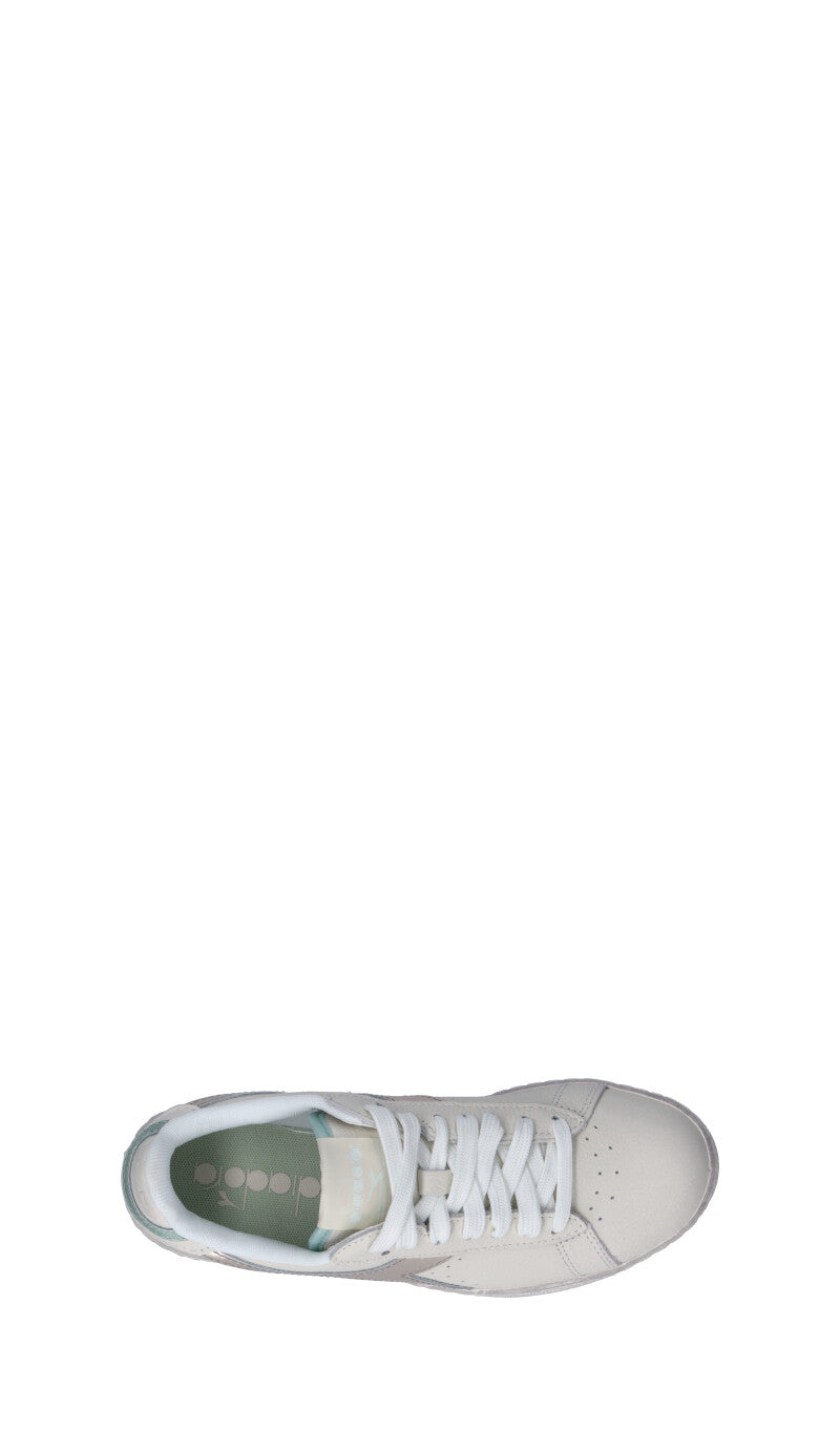 DIADORA - GAME L LOW WAX METAL WN Sneaker donna bianca/argento in pelle