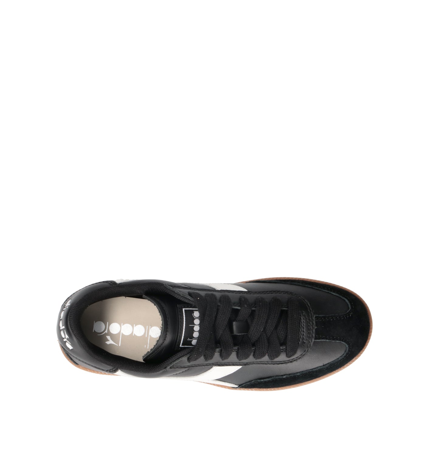 DIADORA TRAINER Sneaker donna  nera in pelle
