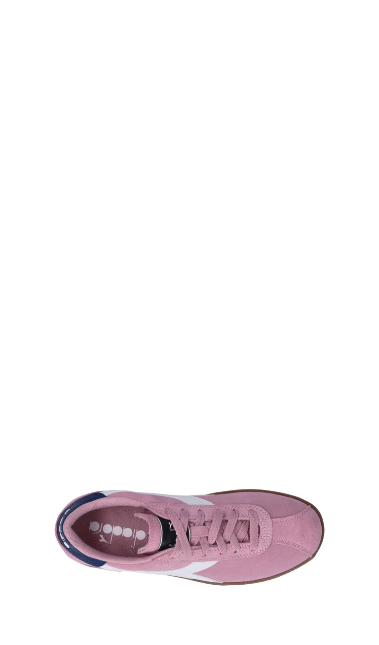 DIADORA Sneaker donna rosa/bianca in suede