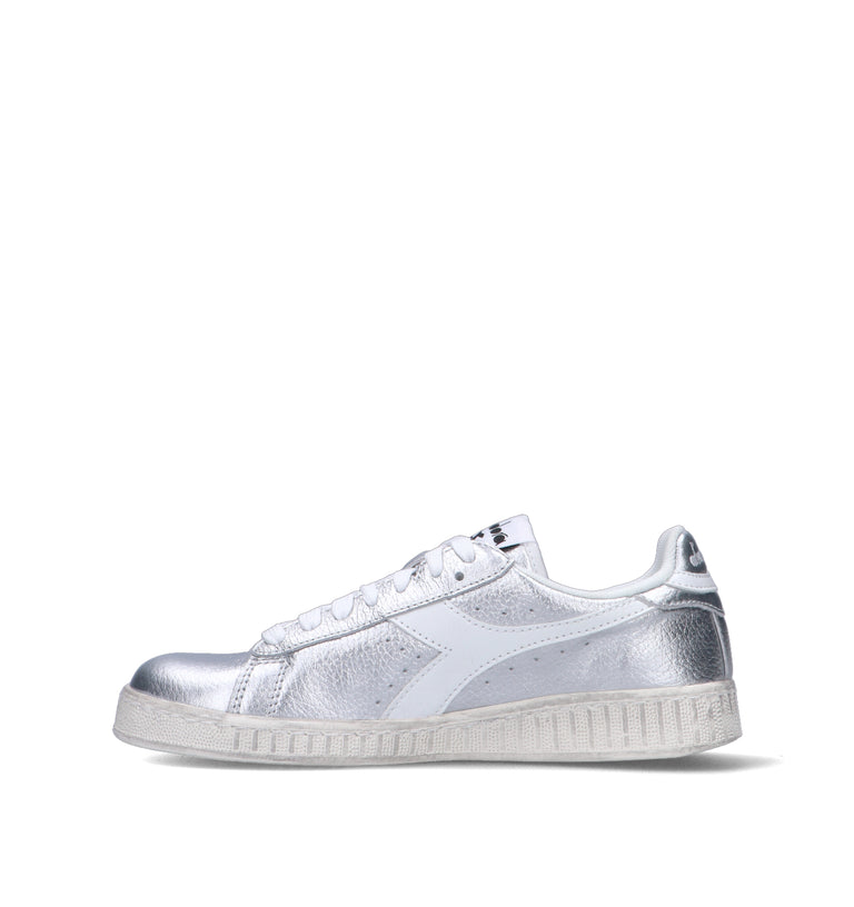 DIADORA GAME LOW AURA WN Sneaker donna argento in pelle
