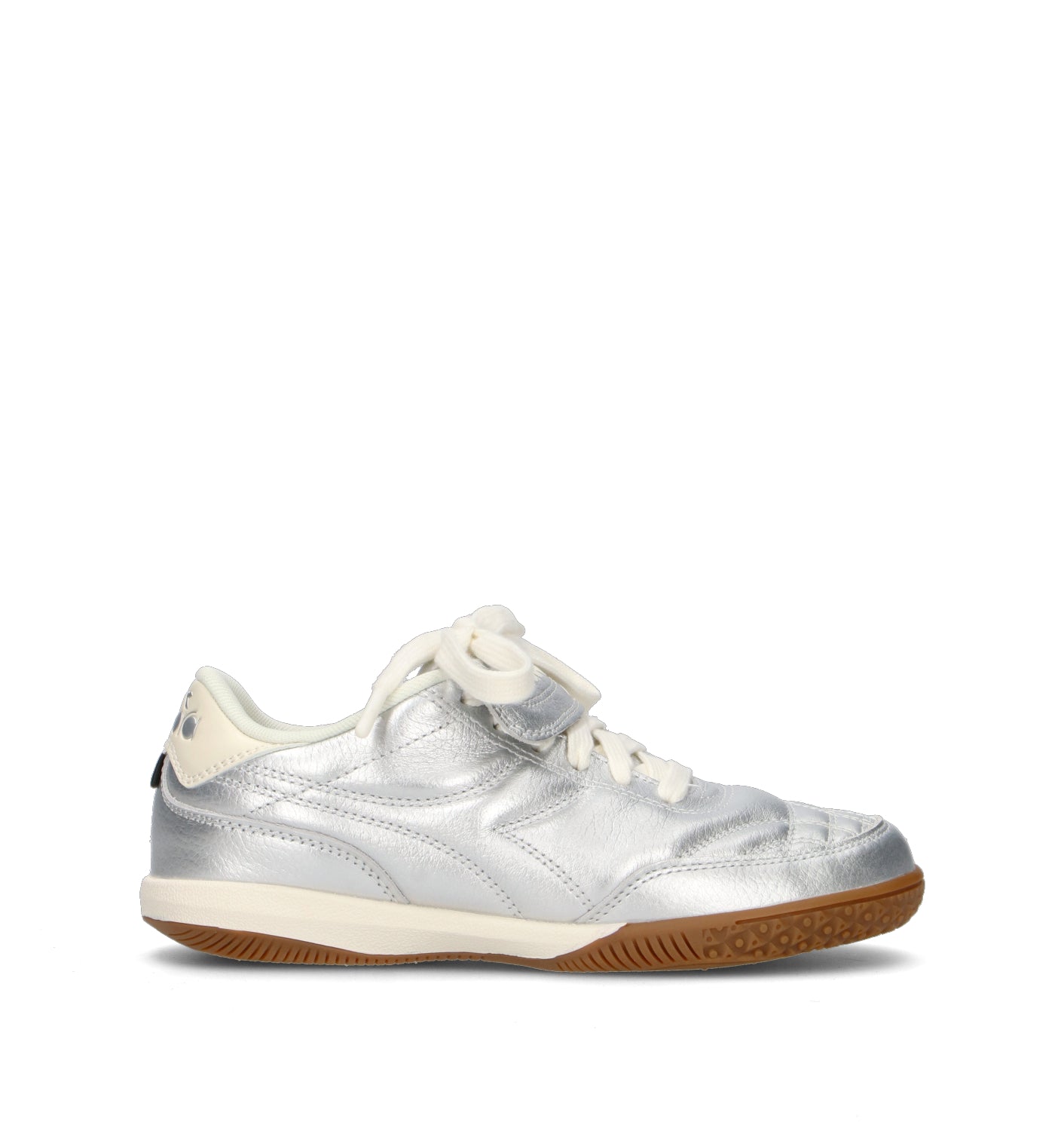 DIADORA GOLD INDOOR METALLIC Sneaker donna argento in pelle