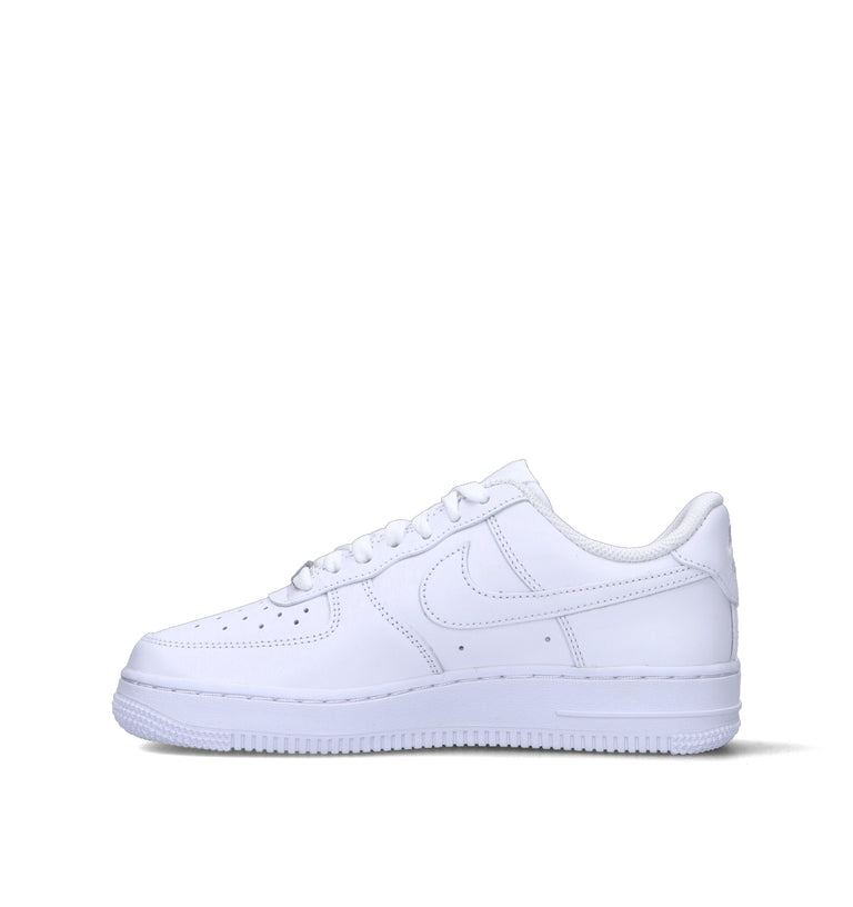 NIKE AIR FORCE 1 '07 Sneaker donna bianca in pelle