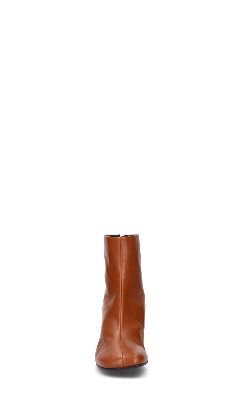 HALMANERA Tronchetto donna marrone in pelle