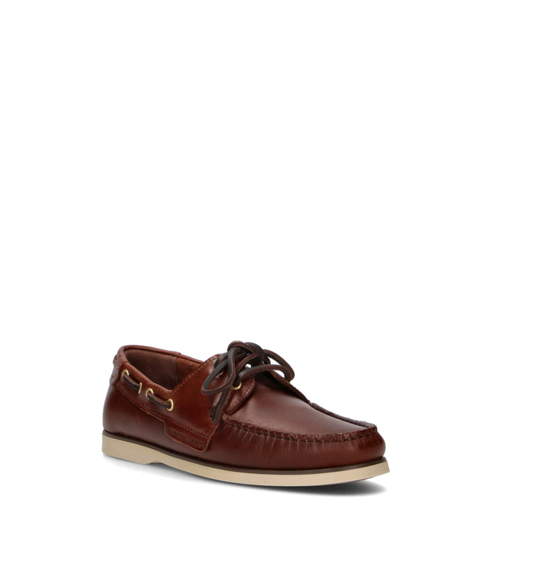 NORTH SAILS Scarpa barca uomo marrone in pelle