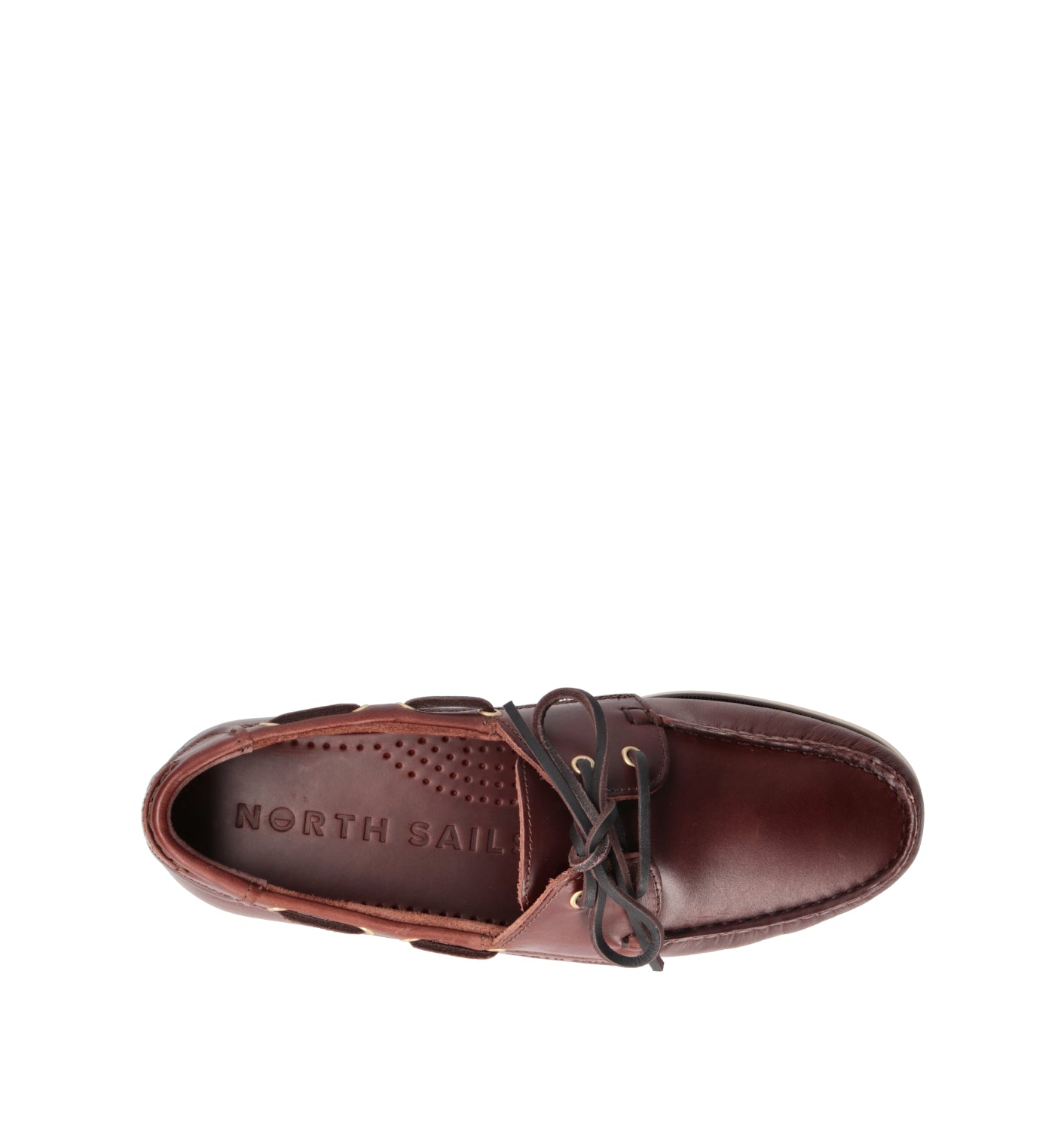 NORTH SAILS Scarpa barca uomo marrone in pelle