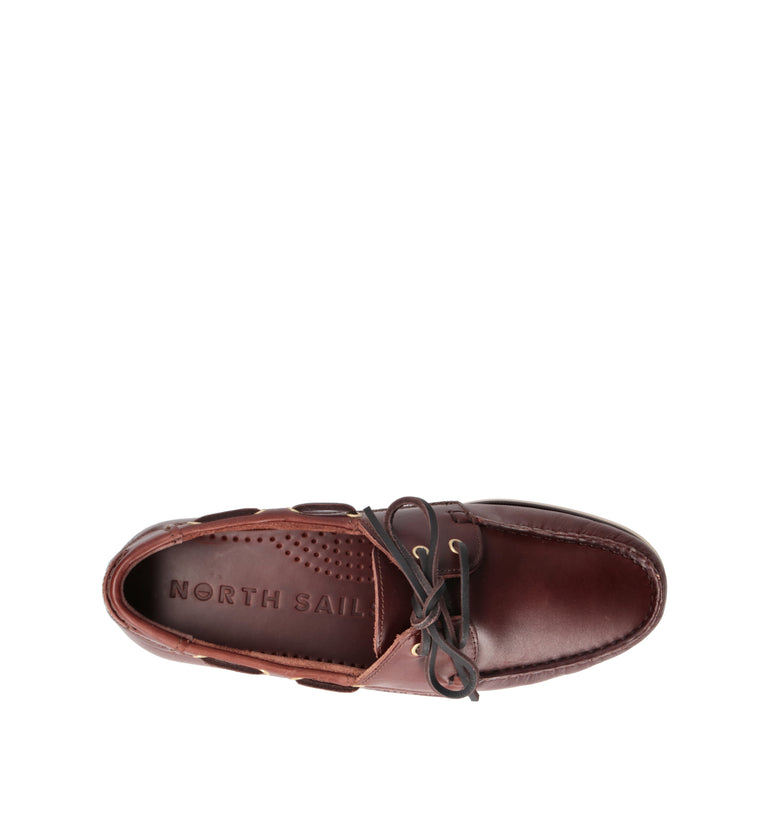 NORTH SAILS Scarpa barca uomo marrone in pelle