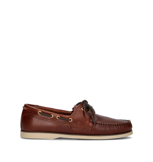 NORTH SAILS Scarpa barca uomo marrone in pelle