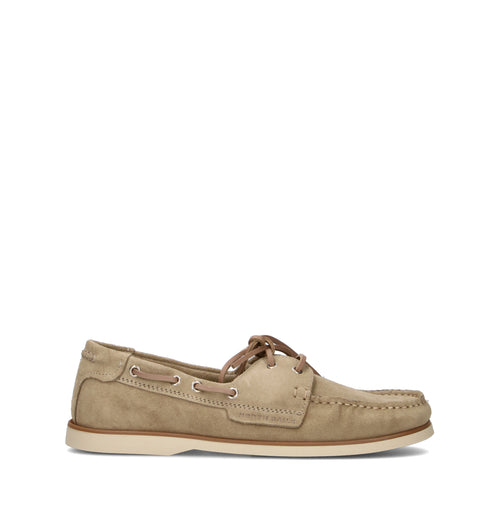 NORTH SAILS Scarpa barca uomo beige in suede