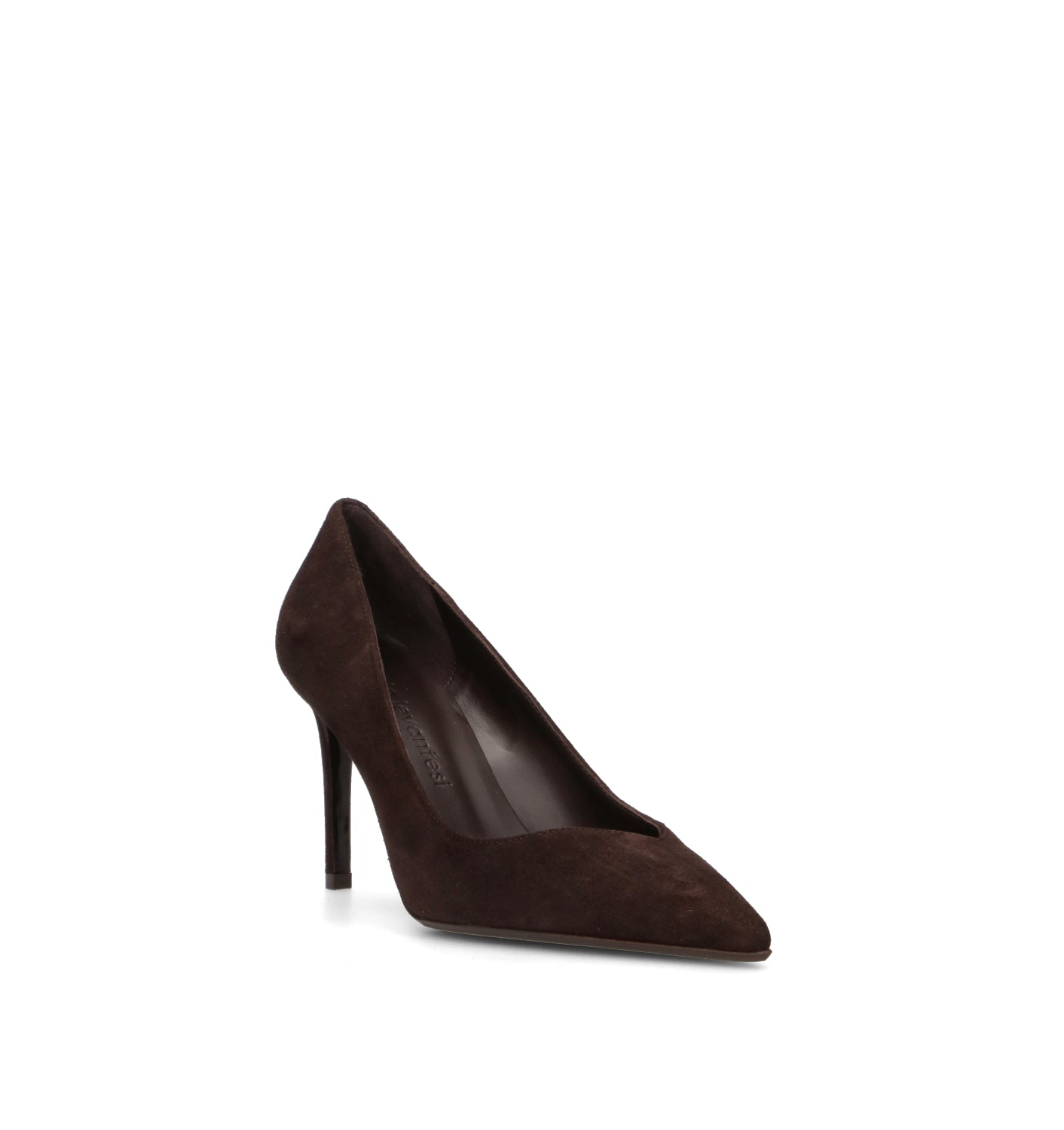 SERGIO LEVANTESI Décolleté donna marrone in suede