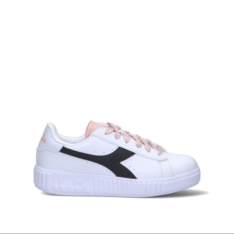 DIADORA - GAME STEP B GS GLITCH Sneaker ragazza bianca/nera