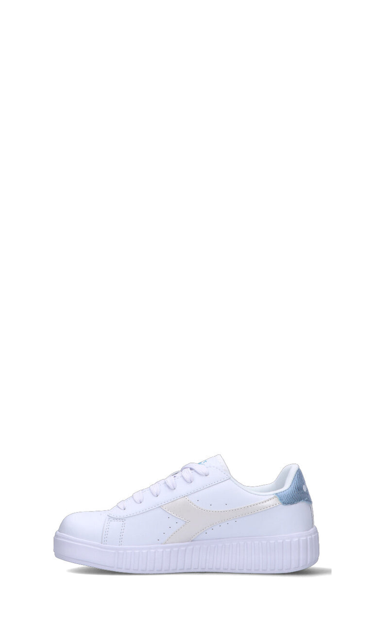 DIADORA GAME STEP METAL GS Sneaker ragazza bianca/azzurra