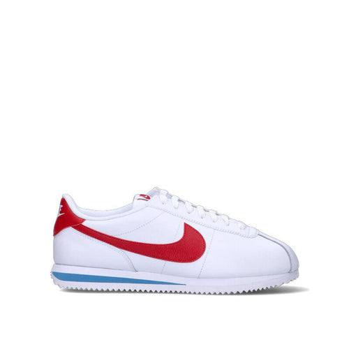 NIKE - CORTEZ Sneaker uomo bianca/rossa in pelle
