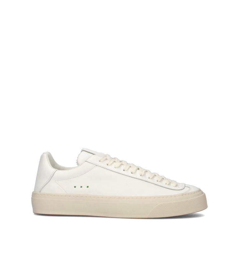 AQUA ALTA Sneaker uomo bianca in pelle