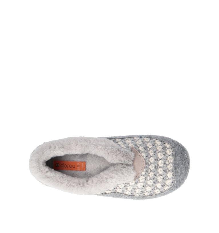 DOREA Pantofola donna grigia