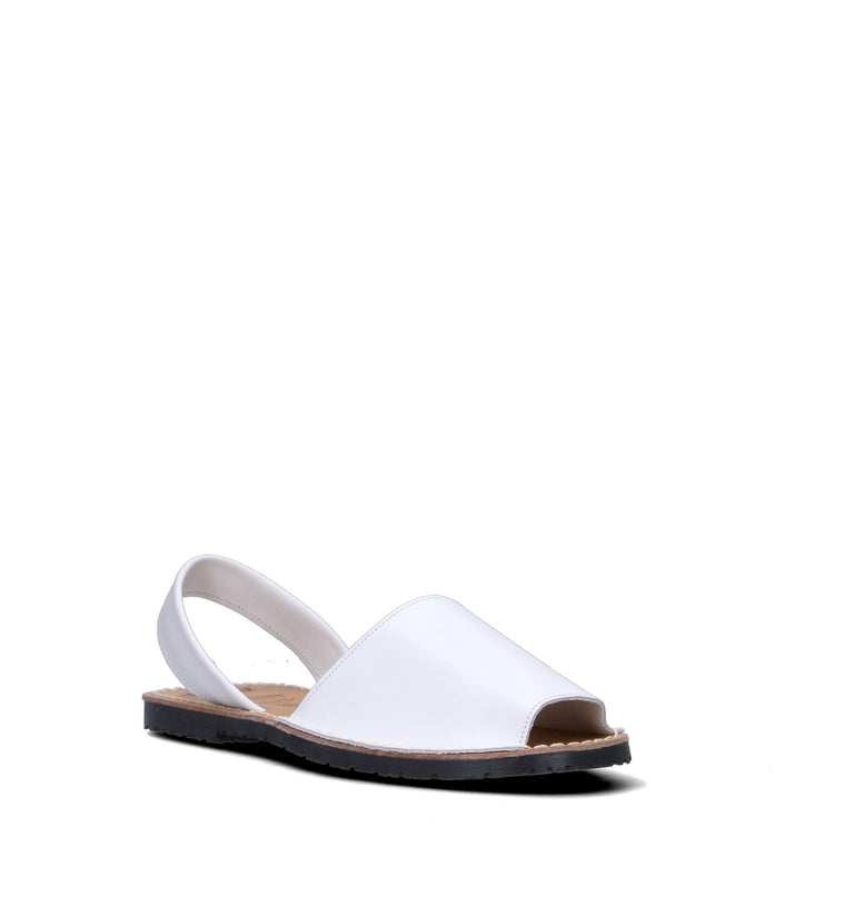 DOREA Sandalo donna bianco in pelle