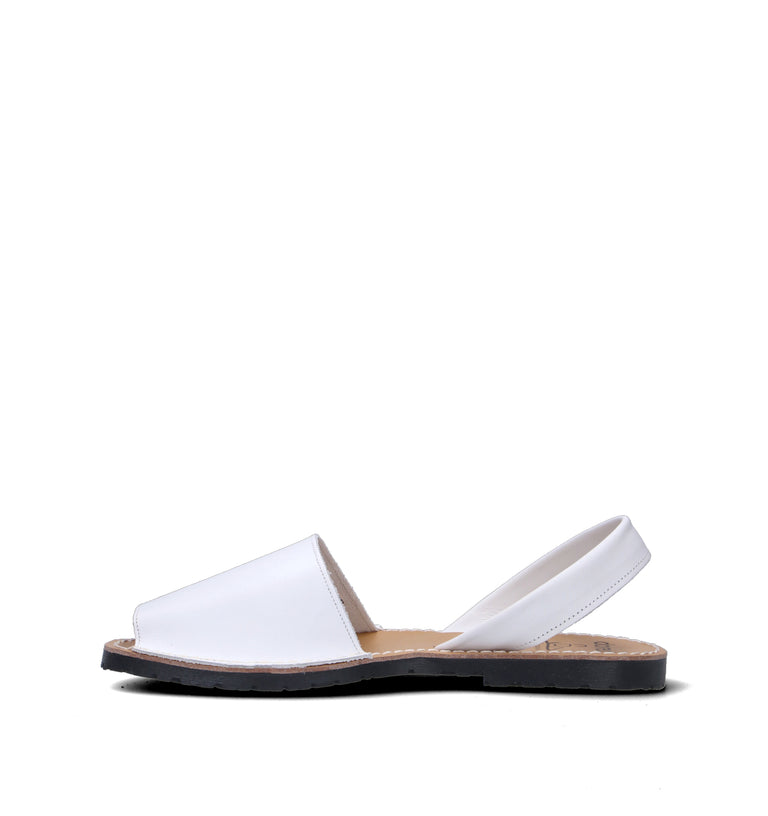DOREA Sandalo donna bianco in pelle