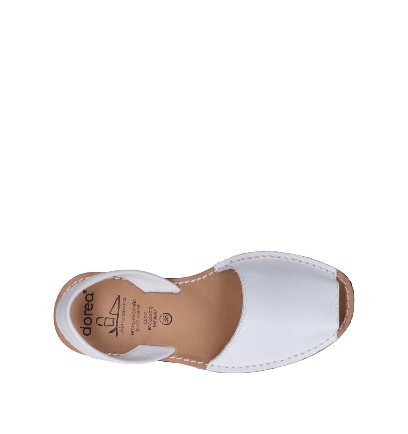 DOREA Sandalo donna bianco in pelle