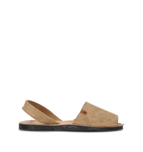 DOREA Sandalo donna beige in suede