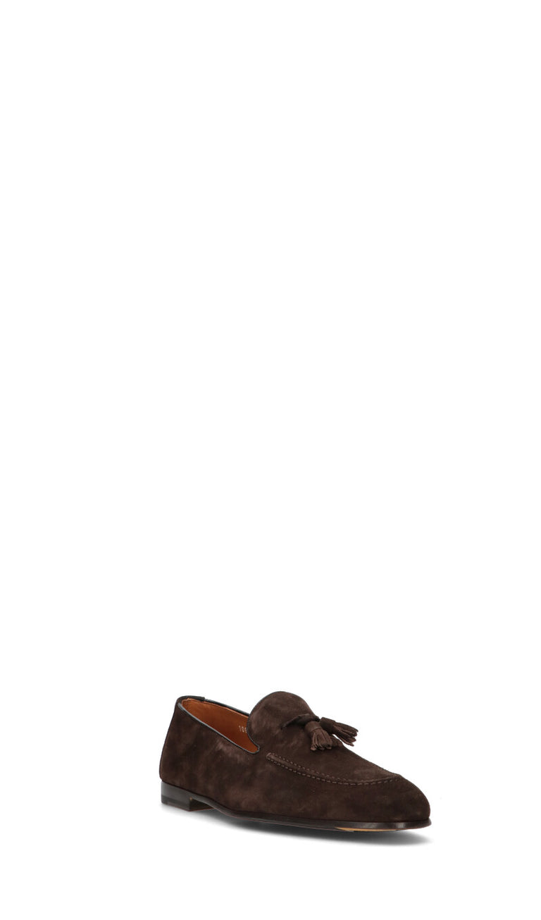 DOUCAL'S Mocassino uomo marrone in suede