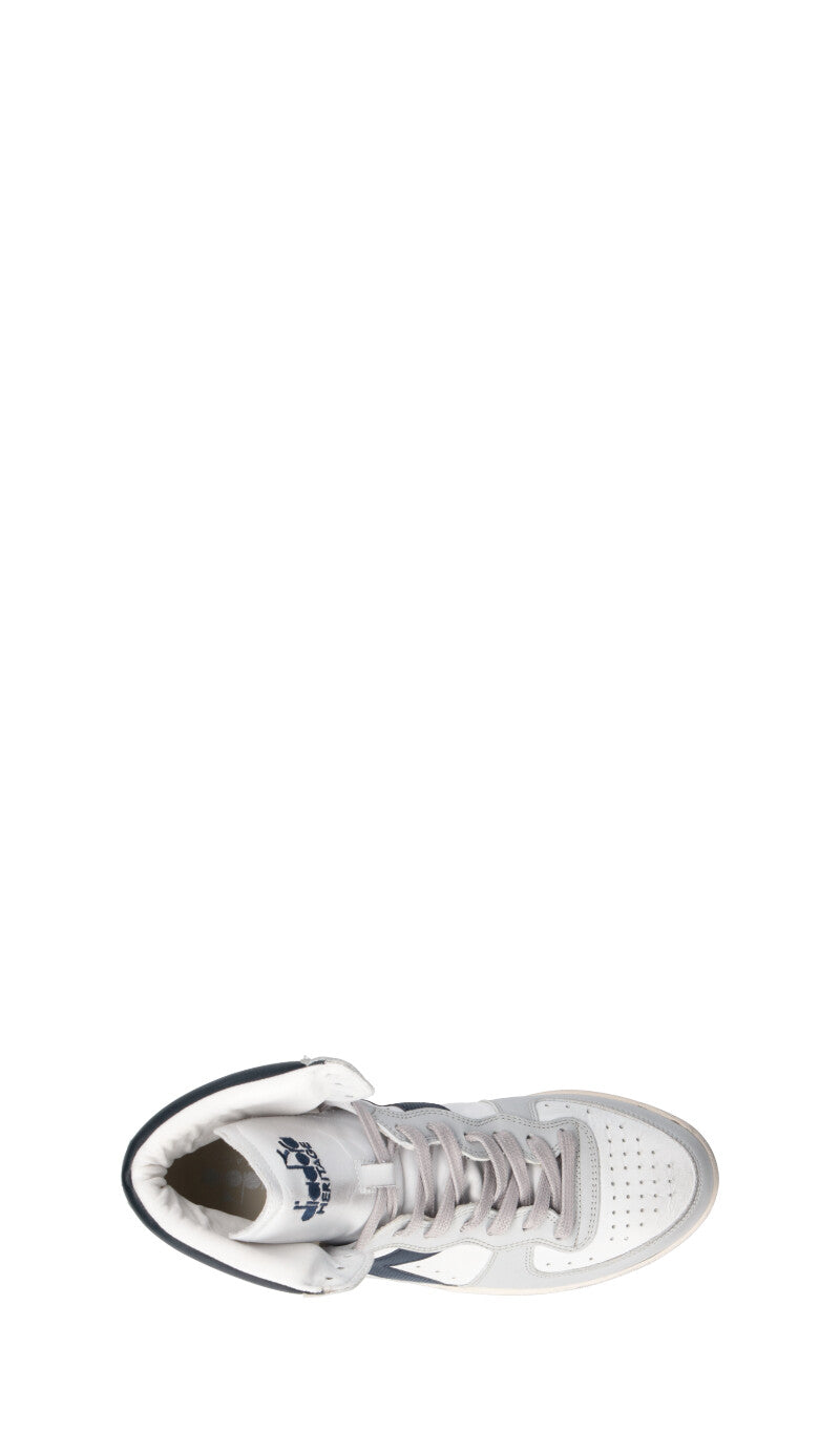 DIADORA HERITAGE - MI BASKET USED Sneaker uomo bianca/grigia in pelle