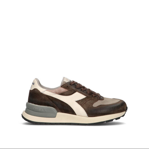 DIADORA HERITAGE Sneaker uomo marrone in suede