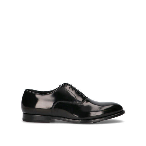 DOUCAL'S Stringata uomo nera in pelle