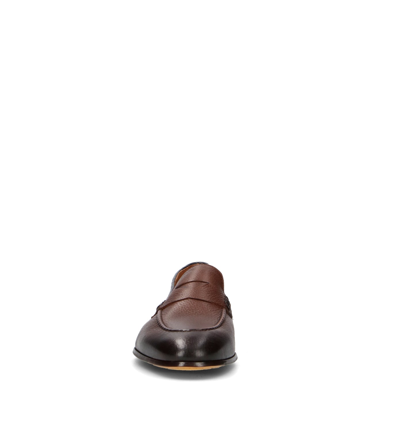 DOUCAL'S Mocassino uomo marrone in pelle