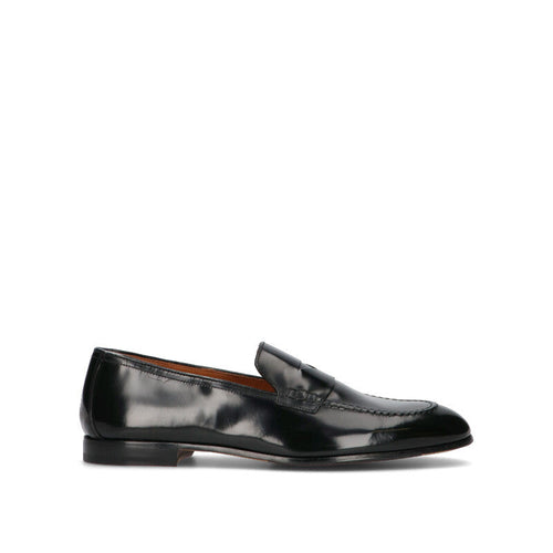 DOUCAL'S Mocassino uomo nero in pelle