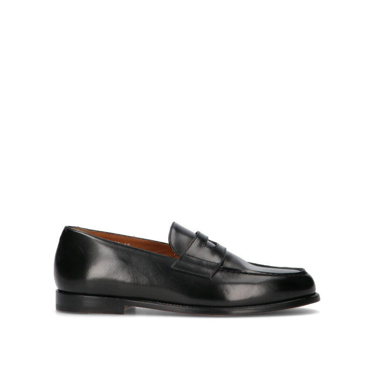DOUCAL'S Mocassino uomo nero in pelle