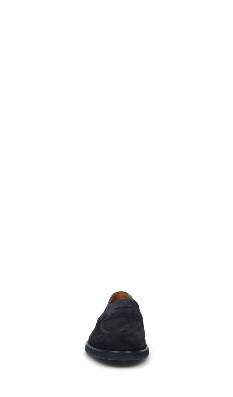 DOUCAL'S Mocassino uomo blu in suede