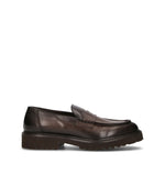 DOUCAL'S Mocassino uomo marrone in pelle