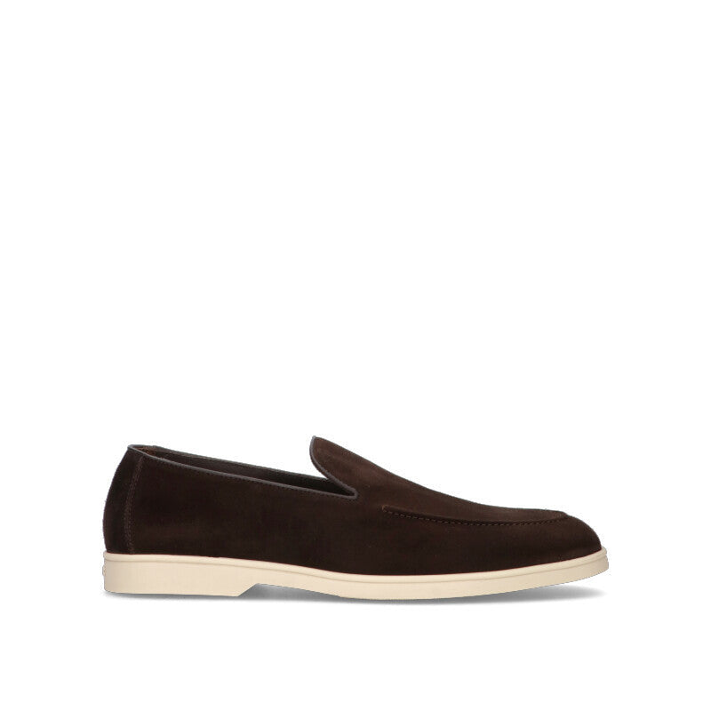 DOUCAL'S Mocassino uomo marrone in suede