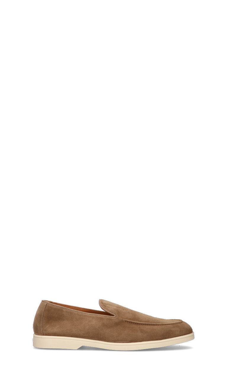 DOUCAL'S Mocassino uomo visone in suede