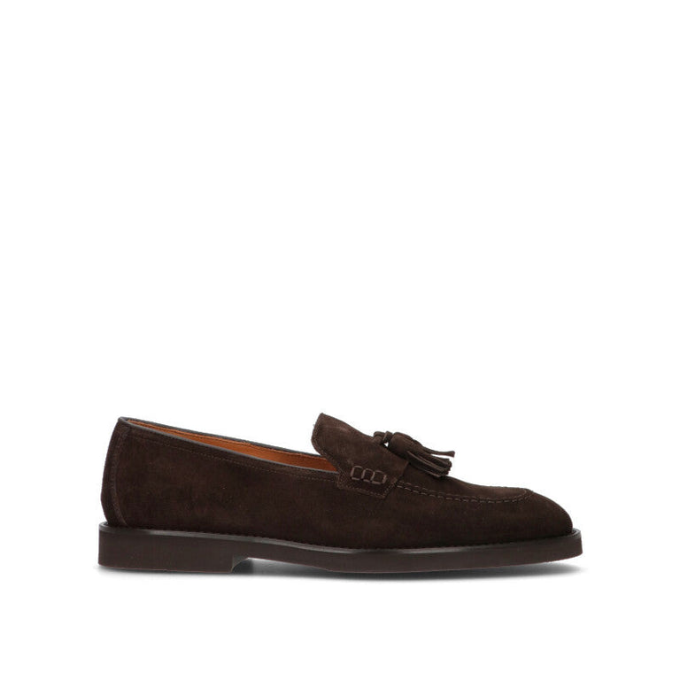 DOUCAL'S Mocassino uomo marrone in suede